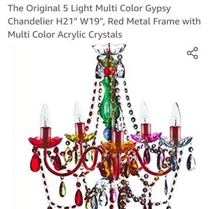 Gypsycolor chandelier